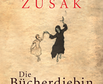 Das Buchcover von "Die Bücherdiebin" zeigt symbolhaft den Tod, wie er mit einem Mädchen tanzt.